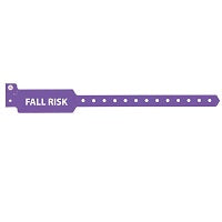 Belpro Medical 125FE-19 Identification Wristband, Plastic Alert, Fall Risk