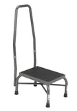 Drive Medical 13062-1sv Heavy Duty Bariatric Footstool with Non Skid Rubber Platform and Handrail - Owl Medical Supplies