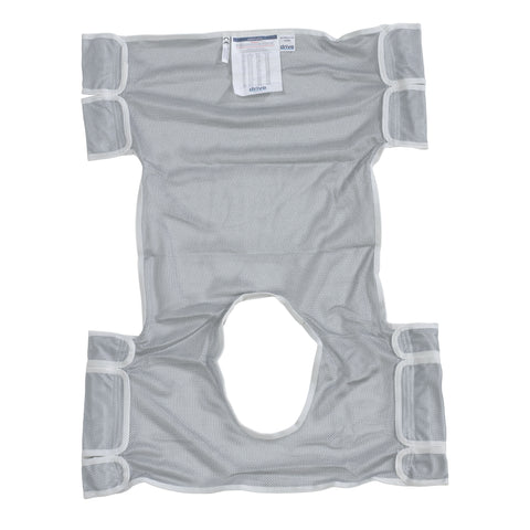 Drive Medical 13238d Patient Lift Sling with Commode Opening, Dacron - Owl Medical Supplies