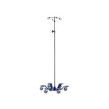 Blickman Inc 1370-4 Low Center of Gravity IV Stand, with Chrome Pole, Steel