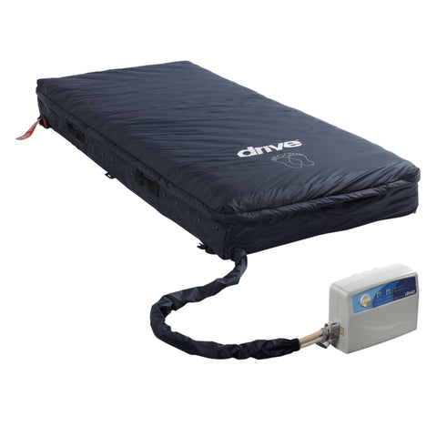 Drive Medical 14530 Med-Aire Assure 5" Air with 3" Foam Base Alternating Pressure and Low Air Loss Mattress System - Owl Medical Supplies