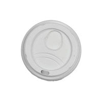 Genpak 14HDL-W Drinking Cup Lid, Dome