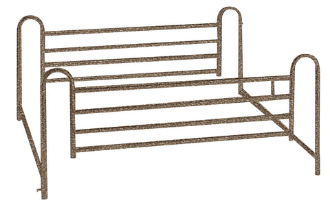 Drive Medical 15001abv Full Length Hospital Bed Side Rails, 1 Pair - Owl Medical Supplies