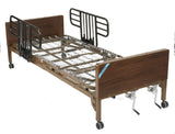 Drive Medical 15003bv-hr Multi Height Manual Hospital Bed with Half Rails - Owl Medical Supplies