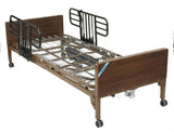 Drive Medical 15033bv-hr Delta Ultra Light Full Electric Hospital Bed with Half Rails - Owl Medical Supplies