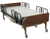 Drive Medical 15302bv-pkg Full Electric Heavy Duty Bariatric Hospital Bed, with Mattress and 1 Set of T Rails - Owl Medical Supplies