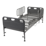 Drive Medical 15560-hr Competitor Semi Electric Hospital Bed with Half Rails - Owl Medical Supplies