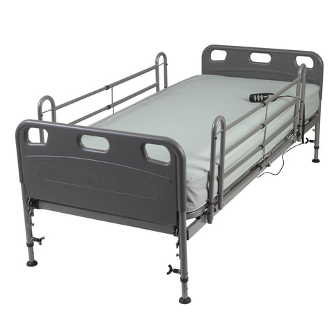 Drive Medical 15560-pkg Competitor Semi Electric Hospital Bed with Mattress - Owl Medical Supplies