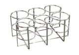 Drive Medical 18114 Economy Oxygen 6 Cylinder Rack, E, D or C Cylinders Only - Owl Medical Supplies