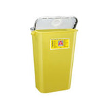 Sentinel Chemo Container, W11-13/16" x L16-1/2" x H22-1/2" 11GL, Yellow