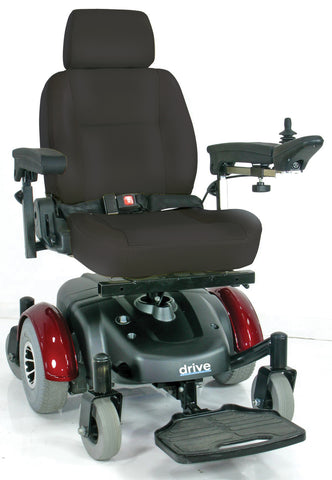 Drive Medical 2800ecbu-rcl-20 Image EC Mid Wheel Drive Power Wheelchair, 20" Seat - Owl Medical Supplies