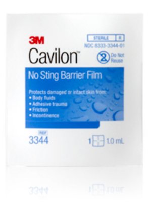 3M 3344 Cavilon No Sting Barrier Film Wipes - Owl Medical Supplies