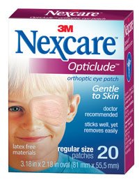 3M 1539 Nexcare Opticlude Orthoptic Eye Patch Regular Size - Owl Medical Supplies