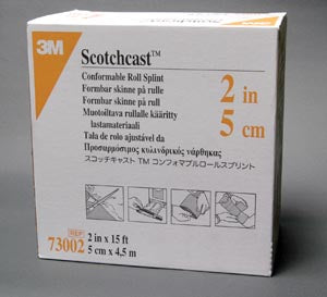 3M 73004 Scotchcast Conformable Roll Splint 10cm x 4.5m - Owl Medical Supplies