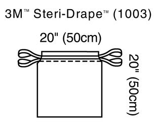 3M 1003 Steri-Drape Isolation Bag 50cm x 50cm - Owl Medical Supplies