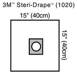 3M 1020 Steri-Drape Small Drape With Adhesive Aperture 40cm x 40cm - Owl Medical Supplies