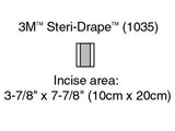 3M 1035 Steri-Drape Incise Drape 10cm x 20cm - Owl Medical Supplies