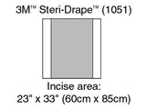 3M 1051 Steri-Drape Incise Drape 60cm x 85cm - Owl Medical Supplies