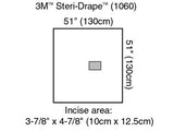 3M 1060 Steri-Drape Medium Drape With Incise Film 130cm x 130cm - Owl Medical Supplies
