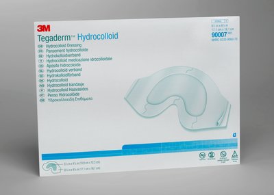 3M 90007-S Tegaderm Hydrocolloid Dressing Sacral Design 6-3/4" x 6-3/8" - Owl Medical Supplies