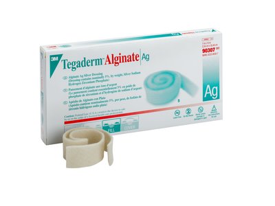 3M 90307 Tegaderm Alginate Ag Silver Rope 1" x 12" - Owl Medical Supplies