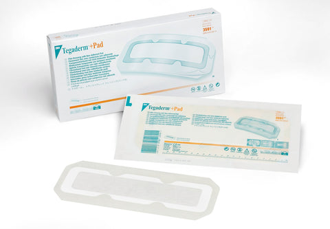 3M 3591 Tegaderm +Pad Film Dressing With Non-Adherent Pad 9cm x 25cm - Owl Medical Supplies