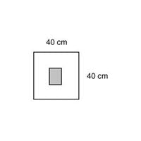 3M 3M1021 Steri-Drape Surgical Drape, Clear