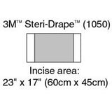 3M 3M1050 Steri-Drape Incise Drape Sterile