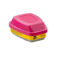 3M 3M60923 P100 Organic Vapor/Acid Gas Cartridge/Filter, Magenta/Yellow