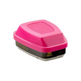P100 Formaldehyde Organic Vapor Cartridge/Filter, Magenta/Black/Olive