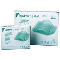 3m tegaderm ag mesh dressing with silver Tegaderm Ag Alginate Silver Dressing | Size 2, 4, 6 inch