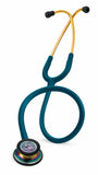 3M 5807 Littmann Classic III™ Stethoscope, Rainbow-Finish, Caribbean Blue Tube, 27 in - Owl Medical Supplies