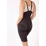 Caromed Inc. 44712BL Above-the-Knee Length Powerknit Suspendered Brazilian Lift Girdle