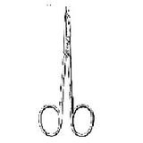 Iris Scissors, 4 1/2 in., Fine, Straight, Stainless Steel