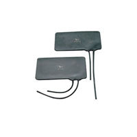 Inflation Bladder, Two Tube, Neoprene, Black