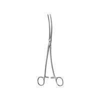 Bozeman Dressing Forcep, S-Curved, OR Quality, L10-1/2"
