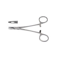 AMG Medical 524-121 Halsey Needle Holder, with Tungsten Carbide Jaw