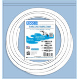 White-Silicone Drainage Tubing, 0.31" I.D. x 10 ft. long