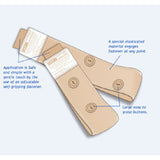 Westech Health Care Ltd. 6380 Fitz-All Fabric Leg Straps with Buttons