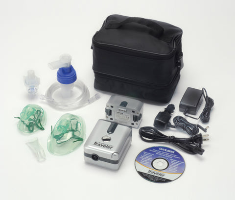 Drive Medical 6910p-dr Traveler Portable Compressor Nebulizer System with Battery - Owl Medical Supplies