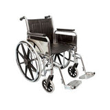 Airgo ProCare IC Wheelchair, with Fixed Arms and Swing-Away Footrests, 18" Wide Seat, 300 lb