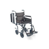 Airgo Comfort-Plus Transport Chair, Lightweight, with Detachable Full Flip-Back Armrests, 300 lb