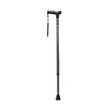 Airgo Comfort-Plus Aluminum Cane, Derby Handle, 300 lb, H28" to 39"