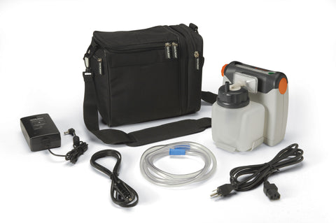 Drive Medical 7310pr-d Vacu-Aide Compact Suction Unit with 725cc Reusable Bottle and Carrying Case - Owl Medical Supplies