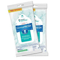 AMG Medical 760-070 DermaFRESH Flushable Personal Cleansing Wipes