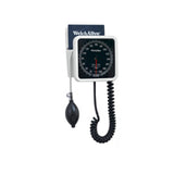 Welch Allyn 2107452 767 Wall Aneroid Sphygmomanometer, with Reusable Flexiport Adult Two Tube Cuff