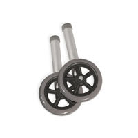 Walker Wheel, Regular Length, OD 5" Silver