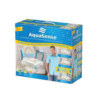 AquaSense 3-in-1 Raised Toilet Seat, 300 lb