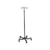AMG Medical 775-790 Intravenous Stand, Aluminum, Four Hook