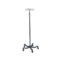 AMG Medical 775-790 Intravenous Stand, Aluminum, Four Hook